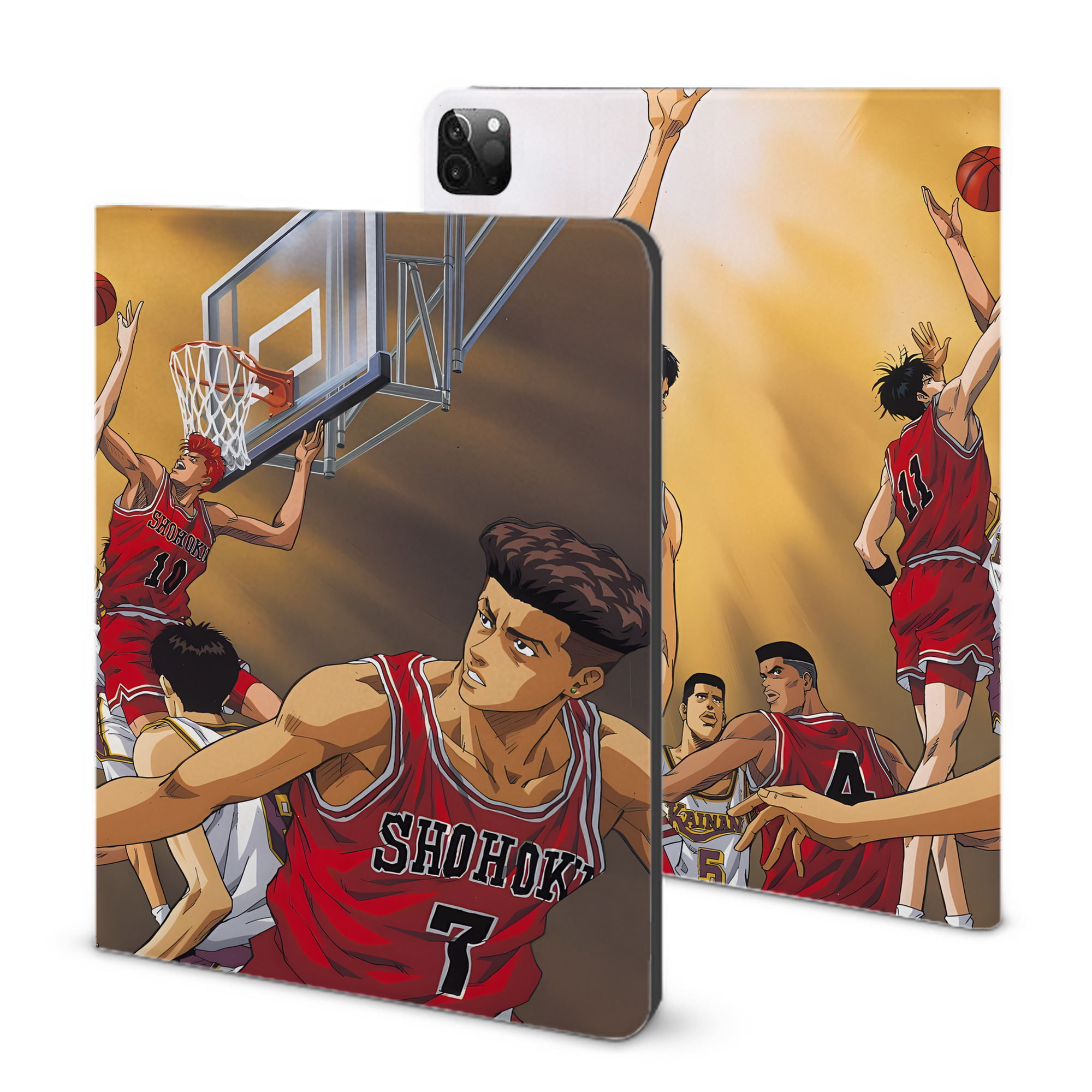 （画像用） SLAM DUNK／スラムダンク IPadケース ペンホルダー付き ブックスタイルデザイン